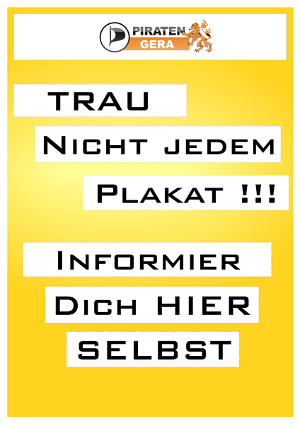 Datei:KV Gera 2012 Plakat TrauNichtJedemPlakat.png